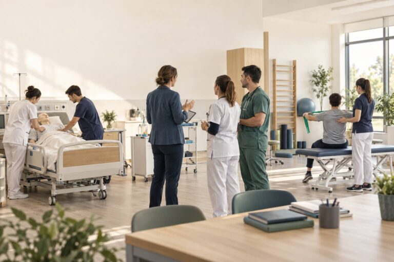 Reconversion vers les métiers du soin : infirmier, aide-soignant, kiné